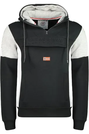 Geographical Norway Fago Men Hood Felpa con Cappuccio, , M Uomo