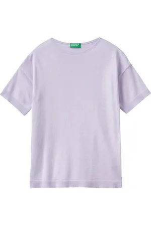 Benetton Maglia G/C M/M 103cd102m Maglietta, , M Donna