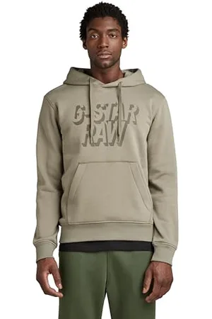 G-Star Uomo Retro Shadow Graphic Hooded Sweater, (shamrock D22236-A971-2199), XS