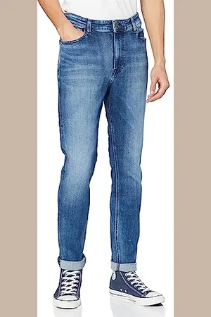 Tommy Hilfiger Simon SKNY DYJMB DM0DM09563 Pantaloni di Jeans, (Dynamic Jacob Mid Blue Stretch), 31W / 36L Uomo