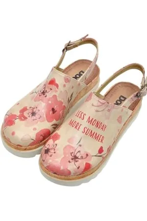 Dogo Akita, Sandalo con Zeppa Donna, Multicolor, 38 EU