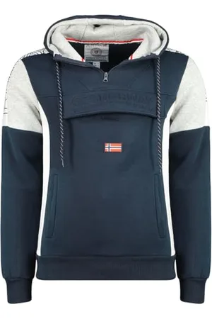 Geographical Norway Fago Men Hood Felpa con Cappuccio, , M Uomo