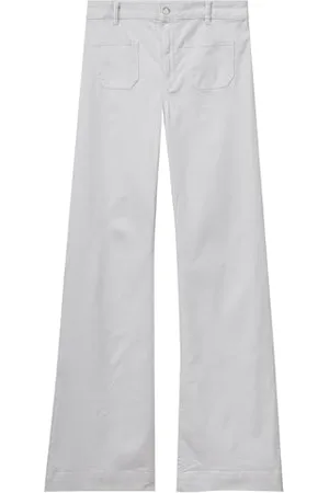 Benetton Pantalone 4iydde019, Jeans Donna, Celeste Polvere 135, 42