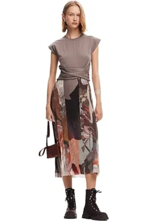 Desigual Abito da Donna a Maniche Corte NAN, , M