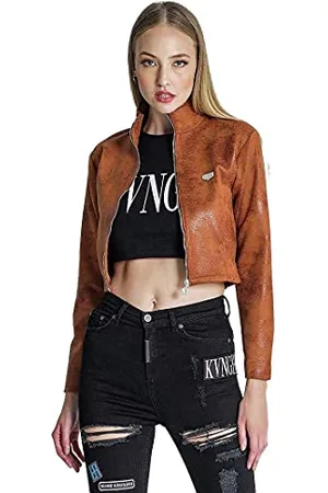 Gianni Kavanagh Camel Lucifer Jacket Giacca, , XL Donna
