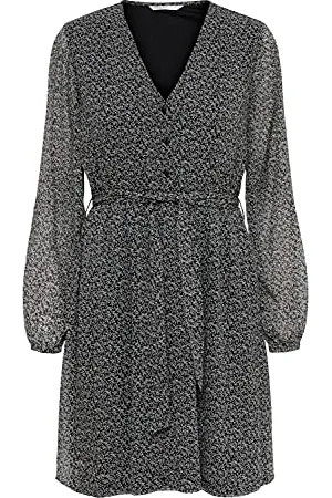 ONLY Onlcera 3/4 Short Dress Wvn Noos Vestito, , L Donna