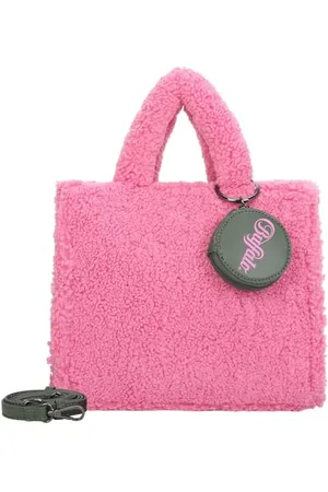 Buffalo Big Boxy Coll. Fur Soft Pink, Shopper Donna, Rosa Morbido