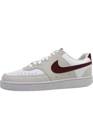 Nike Court Vision Lo, Sneaker Uomo, White/Team Red-Adobe-Dragon Red, 36 EU