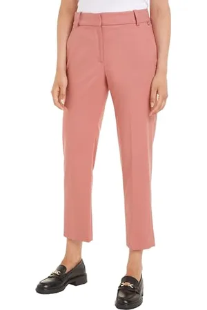 Tommy Hilfiger Pantaloni Donna Chino Slim Fit, (Teaberry Blossom), 36