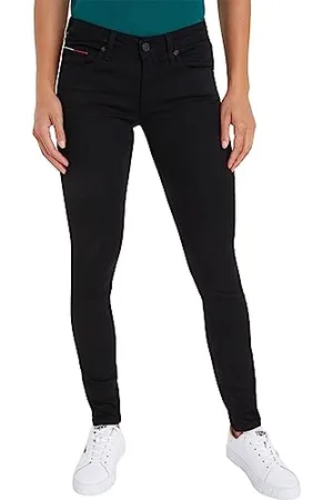 Tommy Hilfiger Jeans Donna Sophie Elasticizzati, Nero (Staten Black Stretch), 32W / 28L