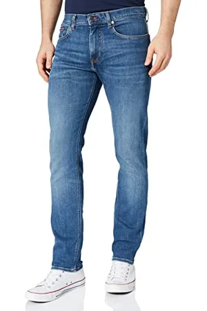 Tommy Hilfiger SLIM BLEECKER PSTR JACOB INDIGO, Jeans Uomo, Jacob Indigo, 33W / 36L