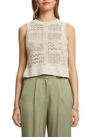 ESPRIT 073ee1i304 Maglione, 289/sabbia 5, XS Donna