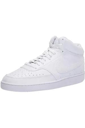 Nike Court Vision Mid, Basketball Shoe Uomo, White, 42 EU