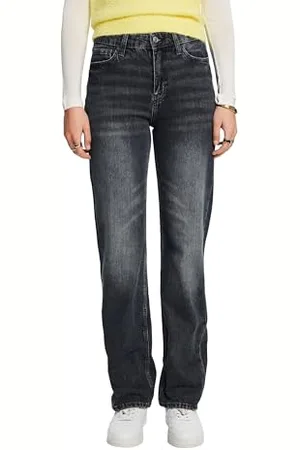 ESPRIT 103E1B342 Jeans, 912/Black Medium Wash, 30W x 32L Donna
