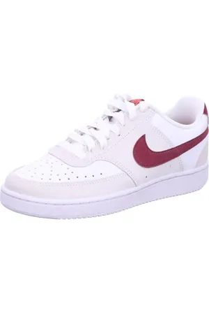 Nike Court Vision Lo, Sneaker Uomo, White/Team Red-Adobe-Dragon Red, 41 EU