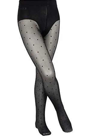 Falke Romantic Dot K Ti trasparenti velati fantasia 1 pezzo, Collant Unisex - Bambini, , 134-146