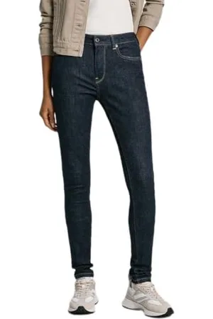Pepe Jeans Skinny Jeans MW PL204728, (Denim-BC1), 30W / 32L Donna
