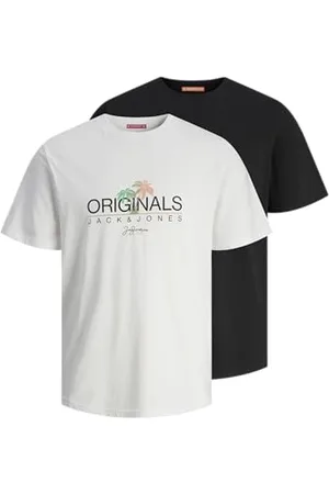 JACK&JONES JUNIOR Jorcasey-Maglietta a Maniche Corte, Scollo Rotondo, 2 Pezzi, MP Jnr T-Shirt, , 152 cm Bambini e Ragazzi