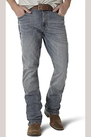 Wrangler Jean con Taglio a Stivale Slim Fit retrò Jeans, , 38W x 36L Uomo