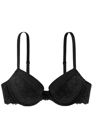 Dorina Claire Reggiseno Super Push-Up Demi, con Ferretto, Coppe Modellate, Micro Fibra Morbida e Dettagli in Pizzo Sensuale