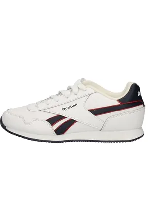 Reebok Royal CL Jog 3.0, Sneaker, Ftwr White/Vector Navy/Vector Red, 27.5 EU