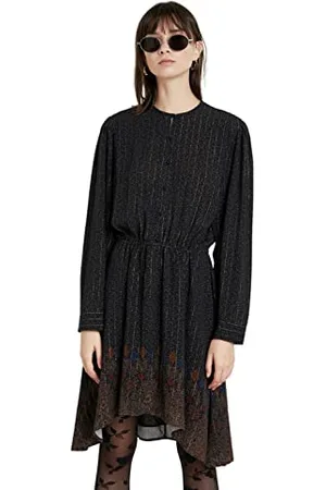 Desigual 20WWVW502000XS Vestito, Black, XS Donna