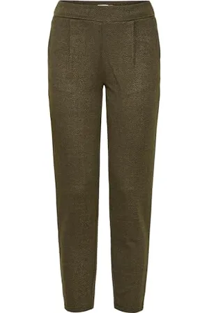 Ichi Ihkate Jacquard Pa8 Pantaloni Casual da Lavoro, (203618), L Donna