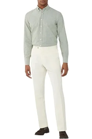 Hackett Gmd Texture 5Pkt Pantaloni Uomo, (Canvas White), 30W/32L
