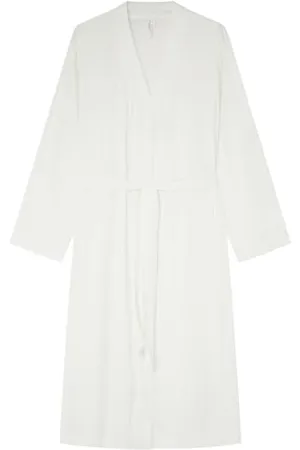 Women secret White Long Satin Robe Vestaglia, , L Donna