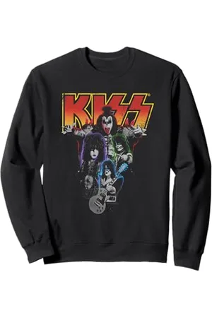 Kiss Hard Rock Music Band Neon Band by Rock Off Felpa