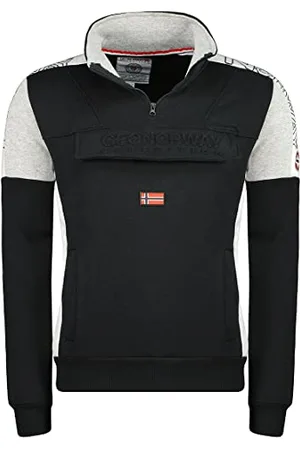 Geographical Norway Fagostino Men Felpa con Cappuccio, , XXL Uomo