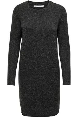 ONLY Onlrica Life L/S-Abito con Scollo a O, Knt Noos Mini, , M Donna