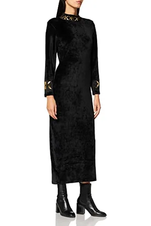 KENDALL + KYLIE KENDALL & KYLIE K&K W Maxi Turtleneck Dress KKW353009 Vestito da Cocktail Donna, (Black), S