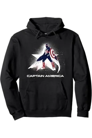 Captain America: Brave New World Spray Stencil Style Felpa con Cappuccio