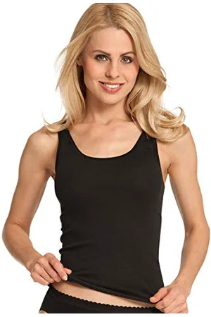 Calida Classic Canottiera, (Schwarz (Schwarz 992), Taglia 40/42 Donna