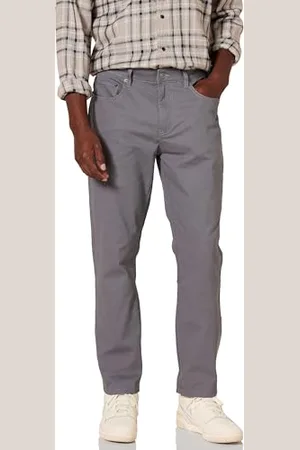 Amazon Pantaloni in Twill Elasticizzati con 5 Tasche e vestibilità Sportiva (Disponibile nelle Taglie Big & Tall) Uomo, , 40W / 30L