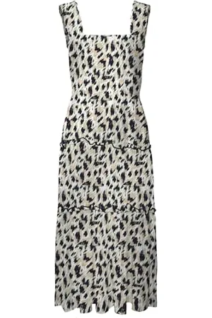 VERO MODA Vmmenny SL Smock Calf Dress Wvn Ga Vestito, , S Donna
