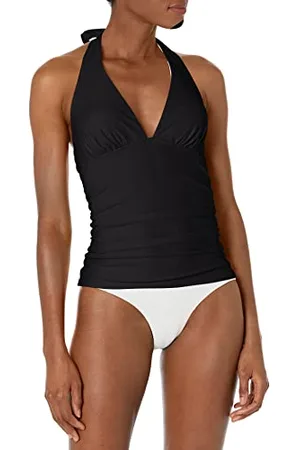 Tommy Hilfiger Tz2ks204- -piccolo Parte Superiore di Costume Tankini, True Black, S Donna