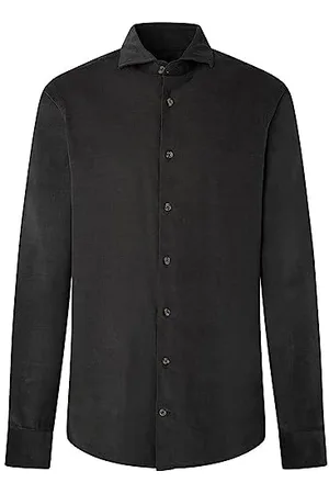 Hackett Hackett Smart Babycord Camicia, ( Oliva Scuro), XL Uomo