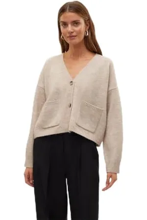 VERO MODA Vmgemma LS V-Neck Knit Cardigan VMA Noos Maglione, , S Donna
