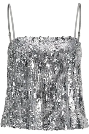 JJXX Jxtara SL Sequin Top Wvn, , M Donna