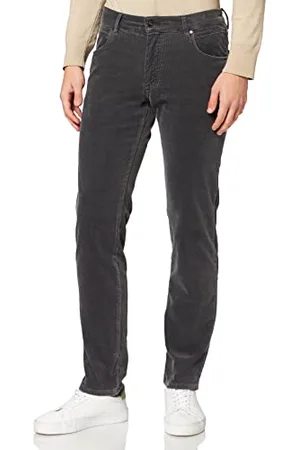 Bugatti 3034-86332 Pantaloni, Grigio, 34W x 36L Uomo