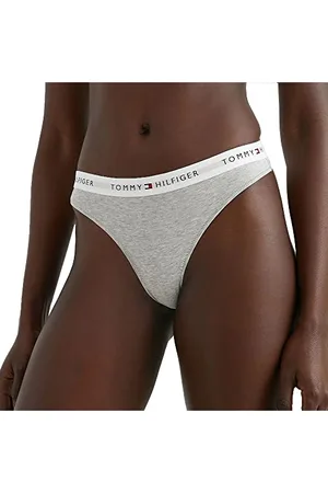 Tommy Hilfiger Perizoma Donna Tanga, (Light Grey Heather), S