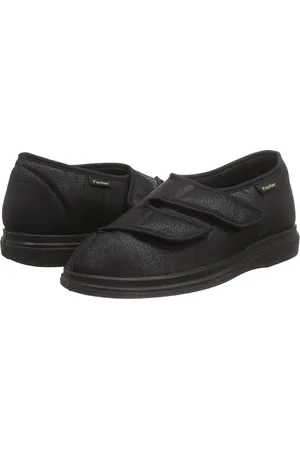 Fischer Fischer Ortho, Pantofole a Collo Basso Uomo, Nero (Schwarz 222), 47 EU X-Larga