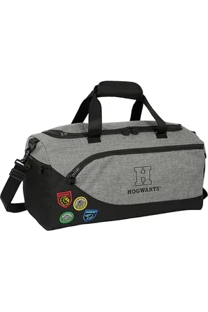 Safta HARRY POTTER HOUSE OF CHAMPIONS - Borsa sportiva, zaino ideale per bambini di diverse età, comoda e versatile, qualità e resistenza, 50 x 25 x 25 cm, colore grigio melange/nero,