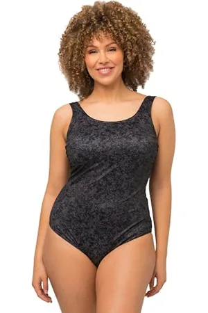 Ulla Popken Costume da Bagno Softline Dg Effetto Pietra Alice Intero, , 56-58 Donna