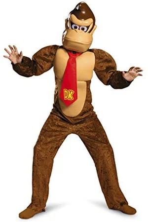 Disguise Donkey Kong Deluxe Kids Costume, 44-47 Ragazzi
