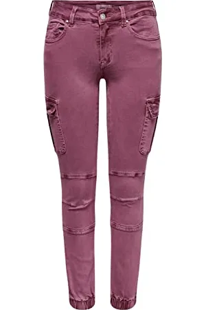 ONLY ONLMISSOURI Reg Ank Cargo Pnt Noos Pantaloni, , 32W / 32L da Donna