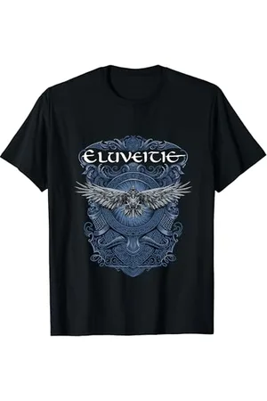 Eluveitie Corvo Oscuro Maglietta Unisex Giovani Adulti S Manica Corta T-Shirt