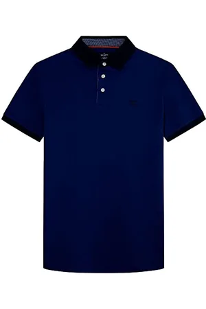 Hackett Hackett Polo in Tessuto, profondità Blu, S Uomo